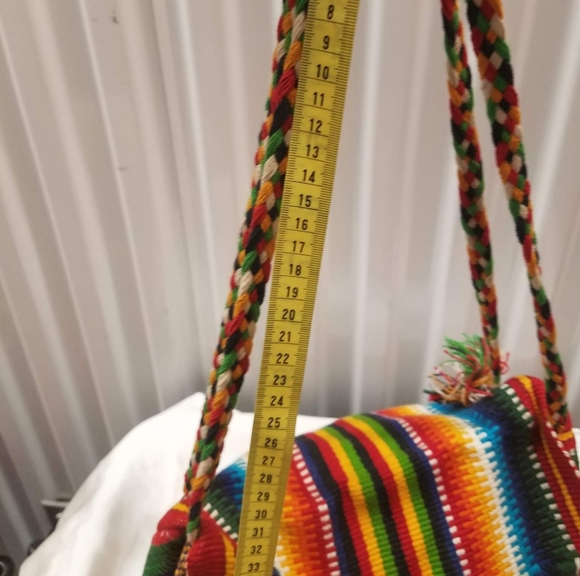 Hand made Boho multicolor Bag - Picture 5 of 8